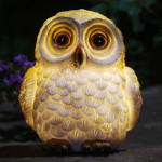 Outdoor Lawn Garden Solar Energy Animal Resin Lamp