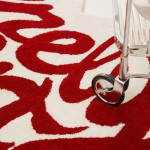 Cashmere Carpet Heart-shaped Balcony Can Bedroom Living Room Non-slip Blanket