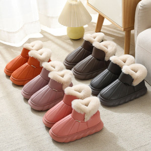 Winter Cotton Slippers Women's Waterproof And Anti-slip