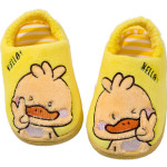 Indoor Non-slip Cartoon Baby Soft-soled Cotton Slippers