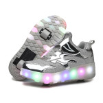 Children's Wheel Shoes LED Light Emitting Charging Children's Lamp Shoes