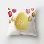 Nordic Minimalist Easter Rabbit Peach Skin Fabric Pillow Cushion Cover