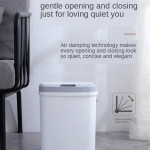 Smart Trash Can, Living Room Kitchen Induction Household Toilet Trash Can With Lid