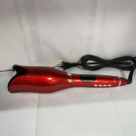 Rose-shaped heating liquid crystal curler