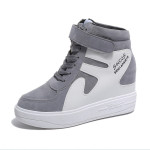 Invisible Inside Heightener Canvas Women's Shoes Korean High-top Shoes Thick Soles Casual Shoes Student Sports 