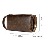 Men's Clutch Men's Clutch Leather Travel Toiletry Bag