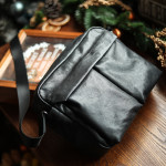 Premium Simple Commuter Leather Men's Bag