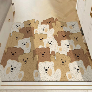 Cartoon Bear Entry Door Entrance Porch Floor Mat Can Be Tailored