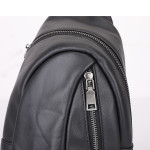 Genuine Leather Men's Chest Bag One-shoulder Leisure Sports