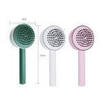 One-key Self-cleaning Hair Brush Anti-Static Airbag Massage Comb For Women Curly Hair Brush Detangling Hair Brush Airbag Massage Scalp Comb Professional Detangling One-key Self-cleaning