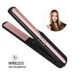 USB wireless charging hair straightener