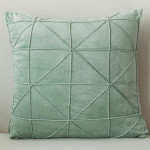 Solid Color Velvet Pillow Cushion Cover