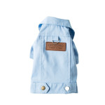 Pet Dog Fashion Traction Denim Jacket