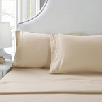 Embroidered Comfortable Breathable Frosted Pillowcase