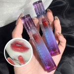 Women's Fashion Lucite Mirror Lip Glaze Show White