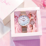 College Style Watch Female Student Korean Version Of Simple Literary Retro Leisure Atmosphere Chain Quartz Watch