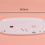 Cat Water Bowl With Scale Ceramic