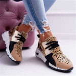 Women's Fashion Platform Lace-up Casual Sneakers