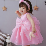 The Spring And Summer Of 2021 Years Old Female Infant Baby Child Princess Dress Girls DressPink Flower Girl Dress Skirt