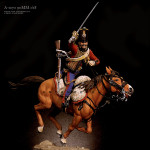 Elite Cavalry Double-headed Resin Hand Soldier