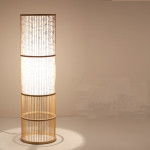 Tea Room Bamboo Woven Table Lamp Study Night Light Adjustable Light Warm Zen Bedside Lamp