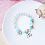 Women's Fashion Temperament Cute Cat Crystal Beads String