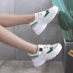 New Korean version of thick bottom buckle wild sneakers