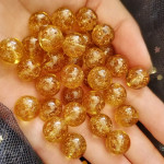 Mantianxing Jinsha Glass Beads Crystal Round Jewelry Accessories Bracelet Loose Bead Material