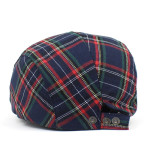 Women's Art Contrast Plaid Painter Hat