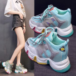 Platform Platform Sports Inner Heightening Rainbow Shoes