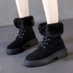 Women's Fur Boots With Thin And Warm Skin