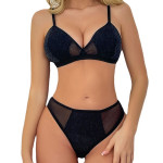 French Style Wireless Sexy Bra Briefs Suit