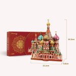 Vasily Cathedral 3D Diorama Model Ornament