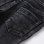 Children's High Elastic Fitting Denim Trousers