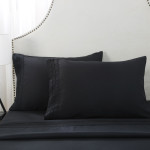 Embroidered Comfortable Breathable Frosted Pillowcase