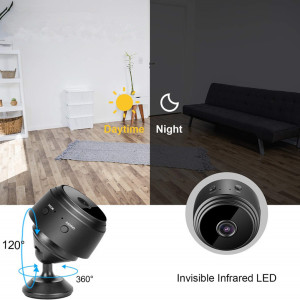 A9 Wifi Mini Camera APP Remote Monitor Night Vision Home Security 1080P IP Camera IR Night Magnetic Wireless Camera Freeshipping