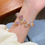 Fairy Wind Lavender Purple Natural Stone Star Bracelet