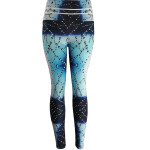 Water Drop Sweat Beads High Waist Print Sports Yoga Pants