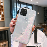 Glitter Material Quicksand Mobile Phone Case Love Liquid Protective Cover