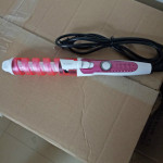 Spiral curling iron