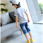 Denim Blue Trendy Fan Letter Pants