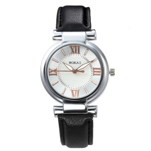 Simple Women's Belt Shell Convex Quartz Watch