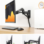 Computer Monitor Stand Lifting Telescopic Rotating Screen