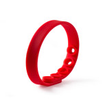 Blank Multicolor Adjustable Silicone Bracelet With Buckle