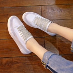 Women's satin canvas shoes