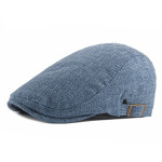 New Style Hat British Retro Cotton And Linen Beret Casual