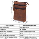 Multi-function can wear a belt mobile phone bag