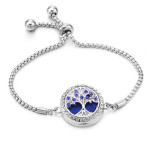 Color Rhinester Tree Of Life Bracelet Stainless Steel Essential Oil Diffuser Case