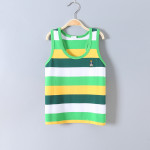 Summer Boys' Vests, Cotton Children's Vests, Big Children's Summer Striped Baby Vests, Stretch Cotton