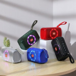 TG193led Colorful Light Bluetooth Speaker Card Small Speaker Portable Fm Radio Bluetooth Speaker